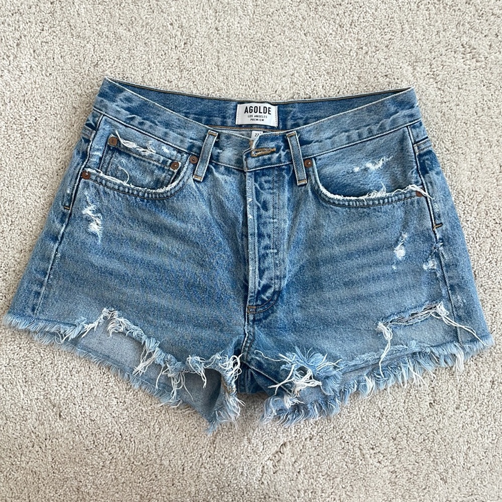 AGOLDE Parker denim shorts in swapmeet size 27
